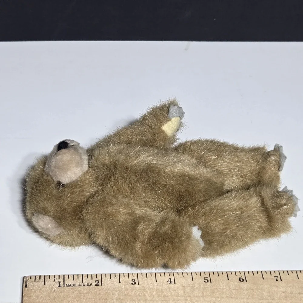 VTG‎ BROWN TEDDY BEAR PLUSH Stuffed Animal Jointed TOY K&M INTERNATIONAL 1992